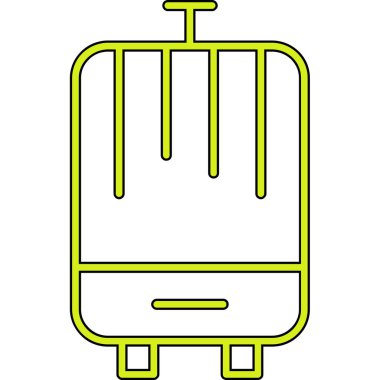 Seyahat ve tatilin basit simgesi