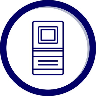 Modern simgenin vektör illüstrasyonu