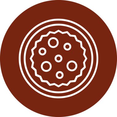 Çikolata. Web simgesi basit illüstrasyon