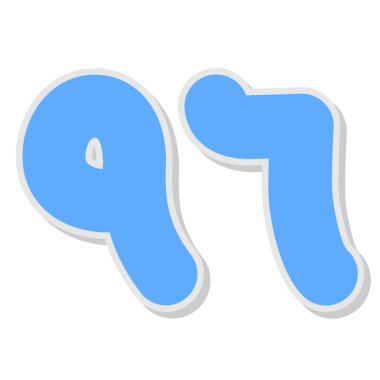 karikatür karalama harfi