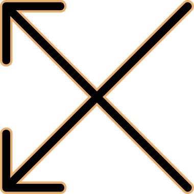 Ok. Web simgesi basit illüstrasyon