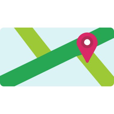 iğne imleci simgesi, vektör illüstrasyonu