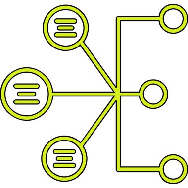 Ağ bağlantı simgesine tam - dış hat biçimi ile bağlan