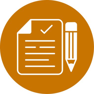 Belge. Web simgesi basit illüstrasyon