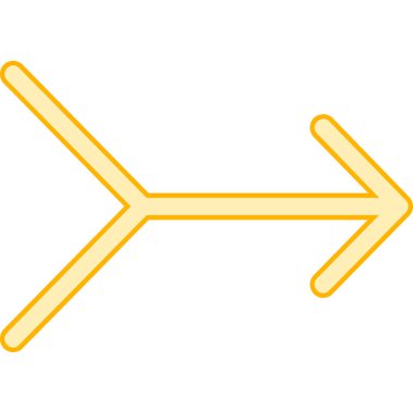 Yön oku. Basit tasarım