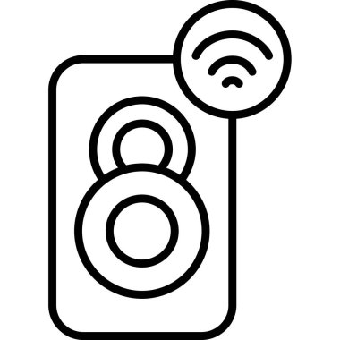 Wi-Fi simgesinin vektör illüstrasyonu