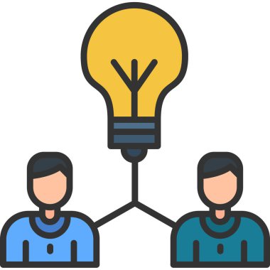 ampul simgesi vektör illüstrasyonu