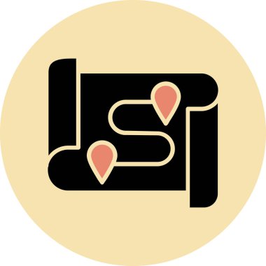 Modern bir simgenin vektör illüstrasyonu