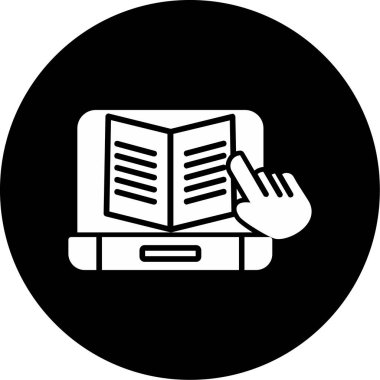 Moda tarzı izole edilmiş arkaplanda kitap simgesi