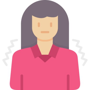 avatar. Web simgesi basit illüstrasyon