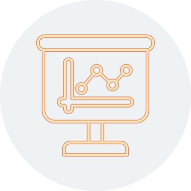 Modern simgenin vektör illüstrasyonu