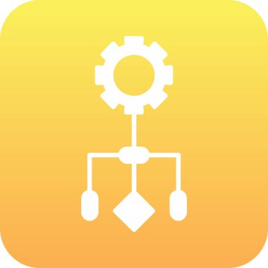 Modern bir simgenin vektör illüstrasyonu