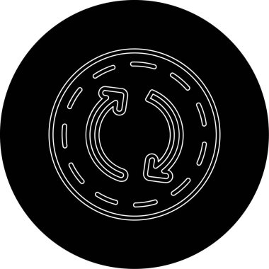 Modern simgenin vektör illüstrasyonu