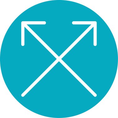 Modern bir simgenin vektör illüstrasyonu