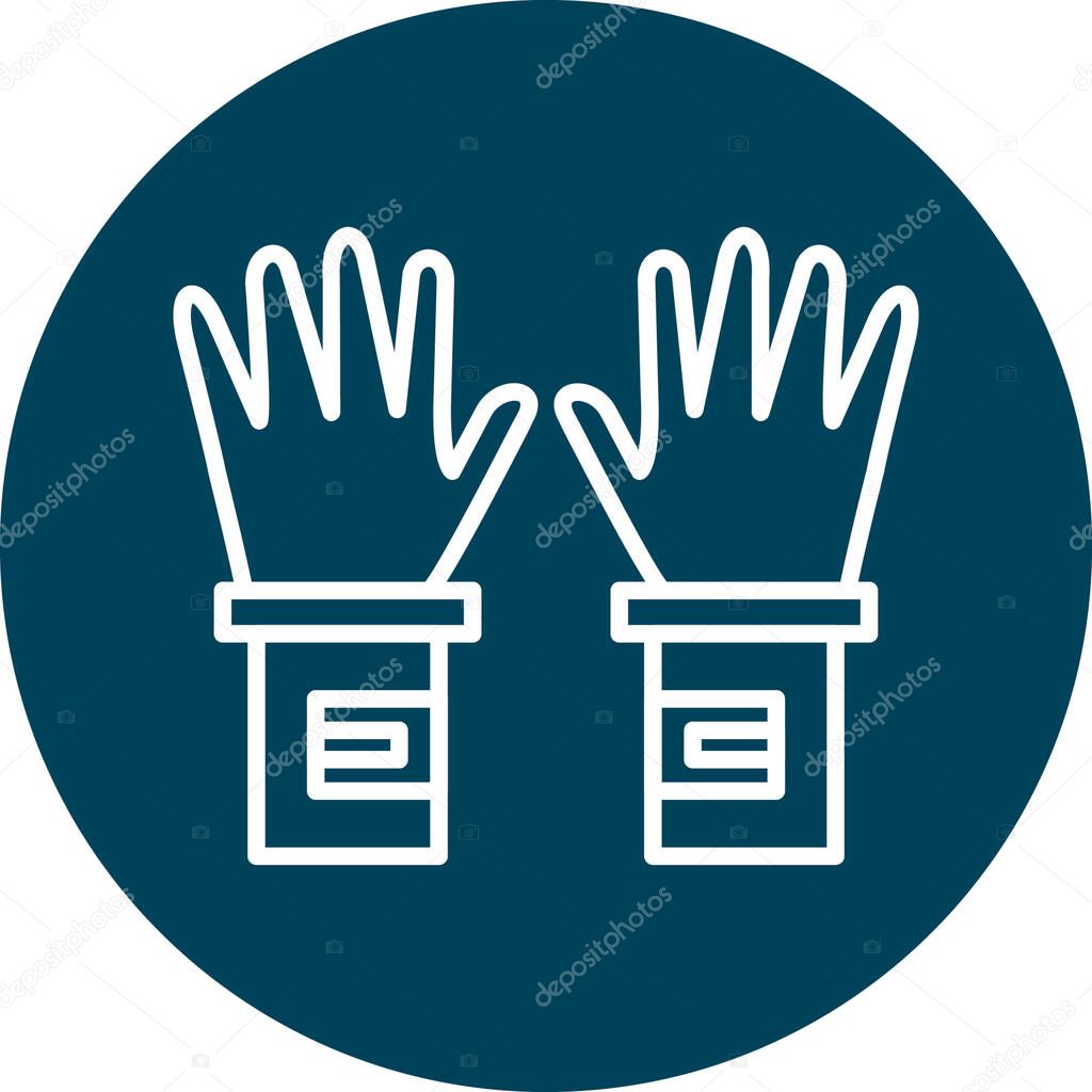 Gloves icon vector illustration