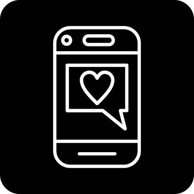 Mobil uygulama için illüstrasyon