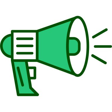 megafon ikon vektör illüstrasyon tasarımı