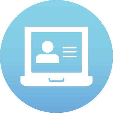 kullanıcı profili simgesi, vektör illüstrasyonu