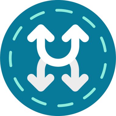 Ok. Web simgesi basit illüstrasyon