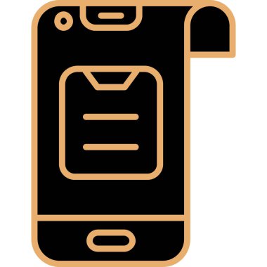 - Telefon. Web simgesi basit illüstrasyon