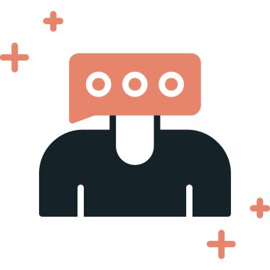 robot ikon vektör illüstrasyonu