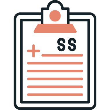 Kontrol listesi. Web simgesi basit illüstrasyon