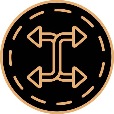 ok simgesi vektör illüstrasyonu