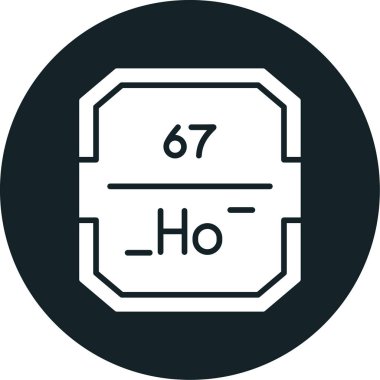 Kimyasal simge vektör çizimi