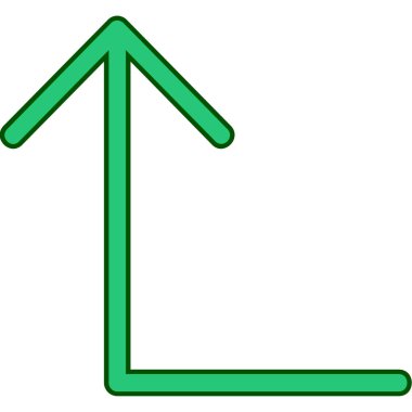 ok simgesinin vektör illüstrasyonu