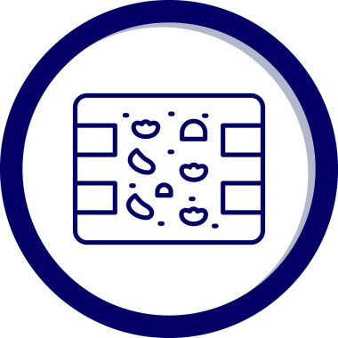 film. Web simgesi basit illüstrasyon