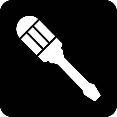 Mikrofon. Web simgesi basit illüstrasyon