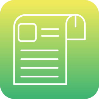 Benzersiz kitap vektörü simgesi