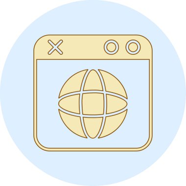 Vektör illüstrasyonu, seo modern simge