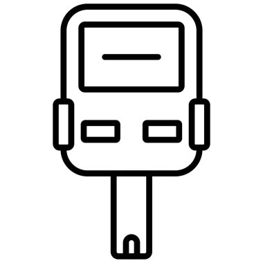 Modern b 'nin vektör illüstrasyonu eksik simgesi