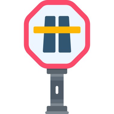 park lambası simgesi doldurulmuş dış hat biçiminde