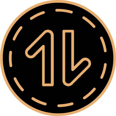 Bozuk para. Web simgesi basit illüstrasyon