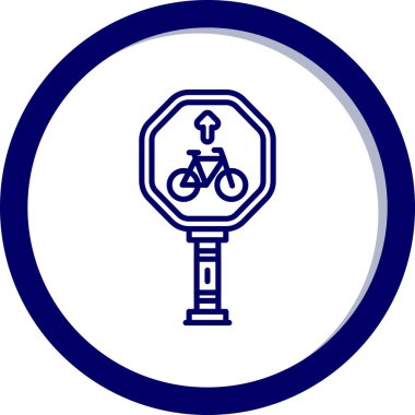 Bisiklet. Web simgesi basit illüstrasyon