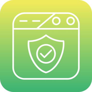 kalkan simgesi, vektör illüstrasyonu