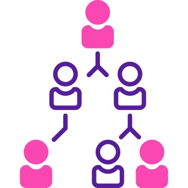 insanlar grup simgesi. vektör çizim