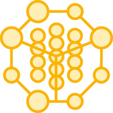 şebeke. Web simgesi basit illüstrasyon