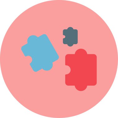 Bulmaca. Web simgesi basit illüstrasyon