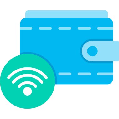 Kredi kartı ikonu vektör illüstrasyonu