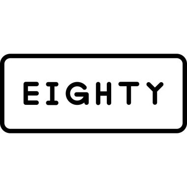 6 numaralı simge tasarım şablonu vektörü