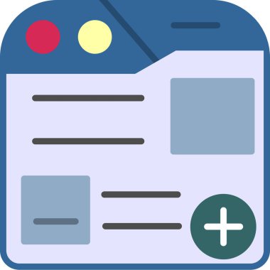 belge web sayfası simgesi düz biçimli