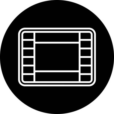 Film simgesinin vektör illüstrasyonu