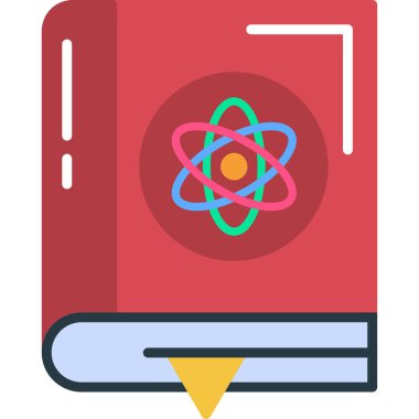 kitap simgesi, vektör illüstrasyonu