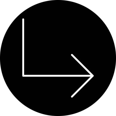 ok simgesi vektör illüstrasyonu