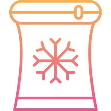 Bir kar tanesinin vektör çizimi