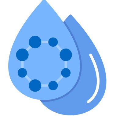 Su damlası ikonu. Web için basit su damlası vektör simgeleri çizimi