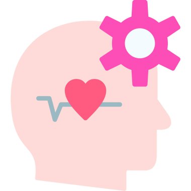 Beyin sağlığı kalp simgesi